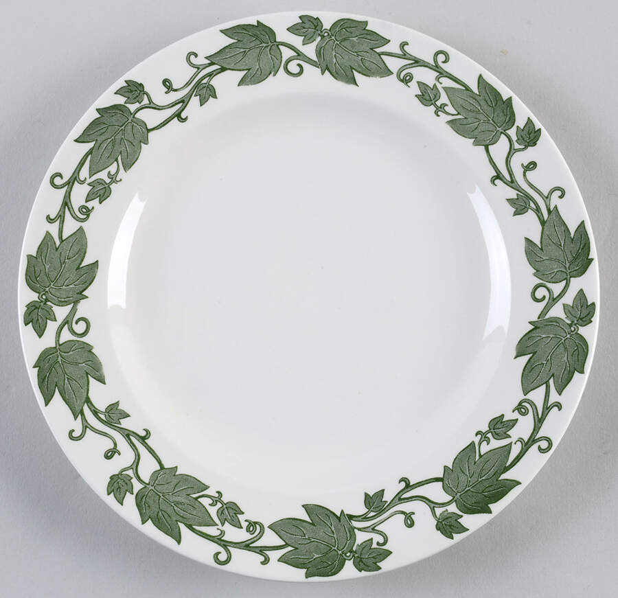 English Ivy (Rim) Luncheon Plate by Royal (USA)-1