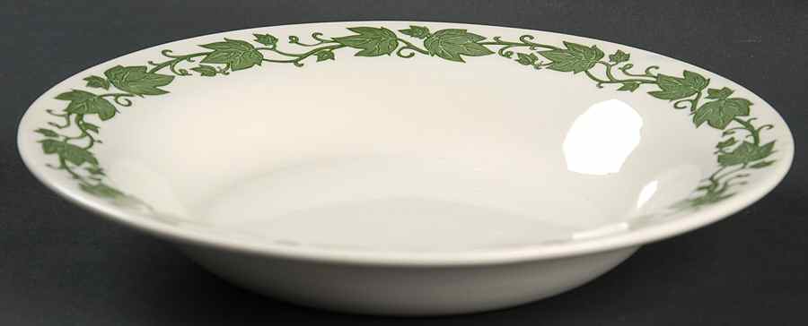 English Ivy (Rim) Rim Soup Bowl by Royal (USA)-1