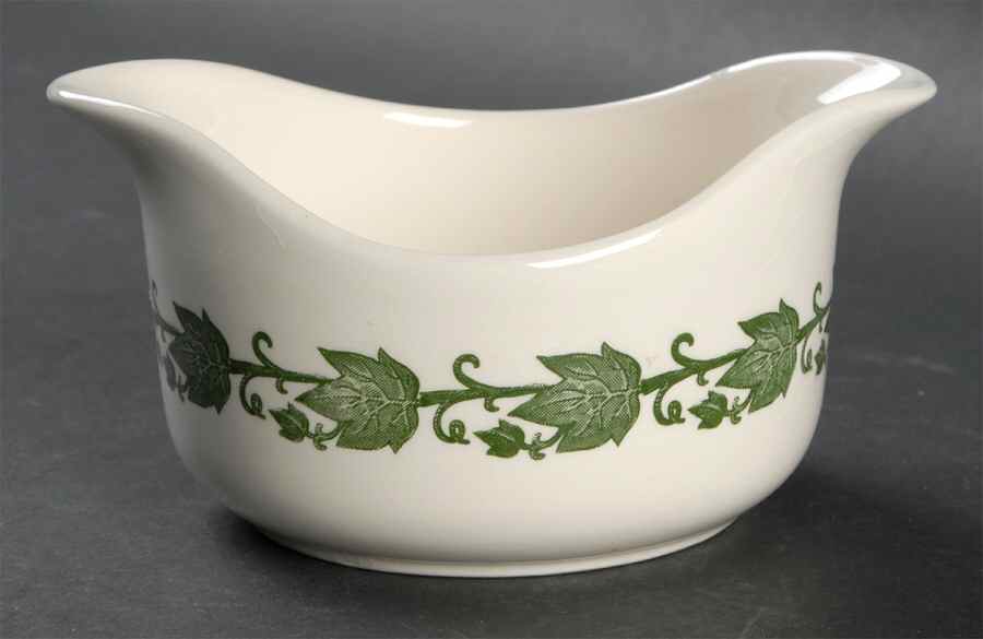 English Ivy (Rim) Gravy Boat by Royal (USA)-1