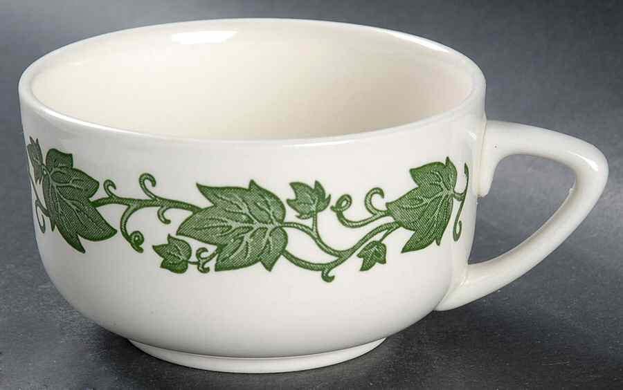 English Ivy (Rim) Flat Cup by Royal (USA)-1