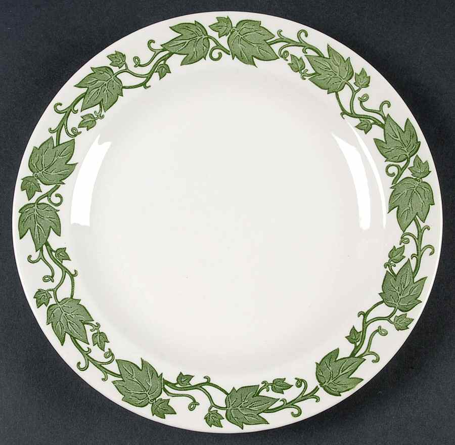 English Ivy (Rim) Salad Plate by Royal (USA)-1