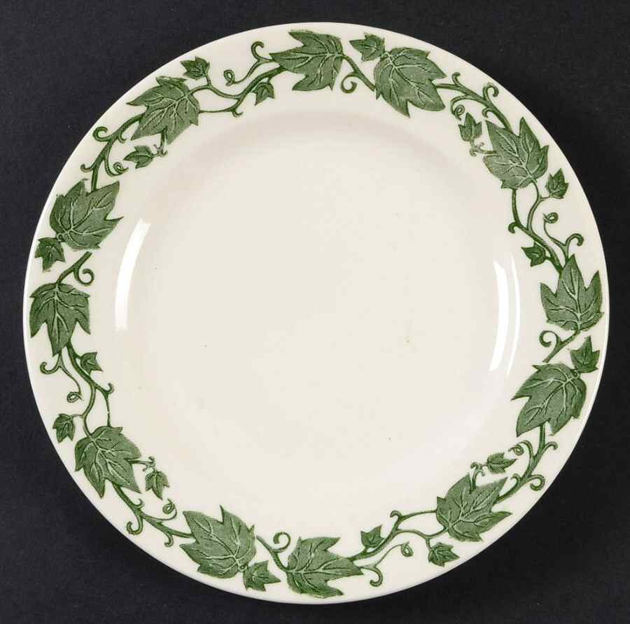 English Ivy (Rim) Bread & Butter Plate by Royal (USA)-1