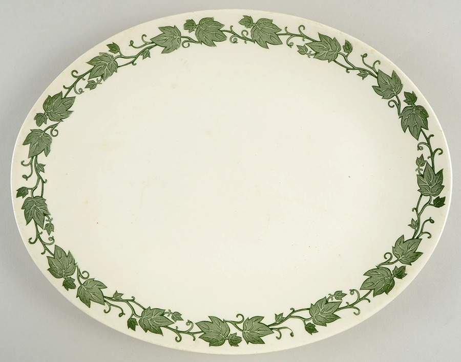 English Ivy (Rim) 13" Oval Serving Platter by Royal (USA)-1