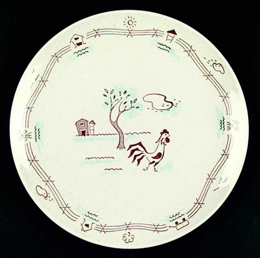 Farmer In The Dell Dinner Plate by Royal (USA)-1