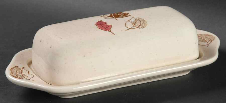 Falling Leaves 1/4 Lb Covered Butter by Royal (USA)-1