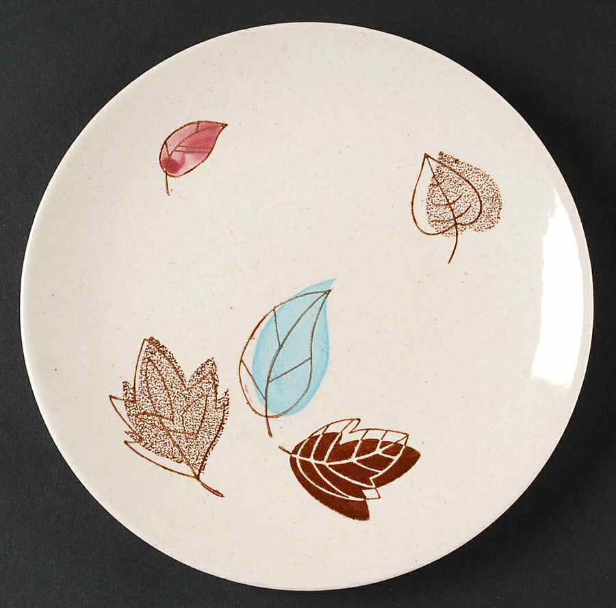 Falling Leaves Salad Plate by Royal (USA)-1