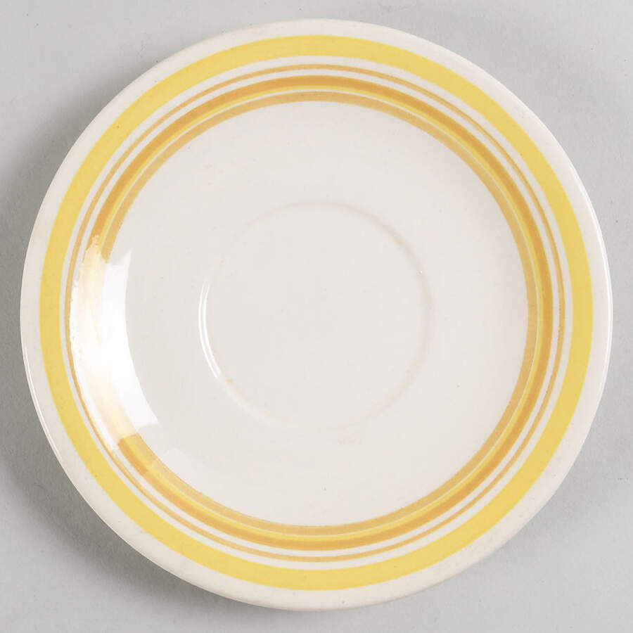 Fantasy (Yellow Flowers) Saucer by Royal (USA)-1