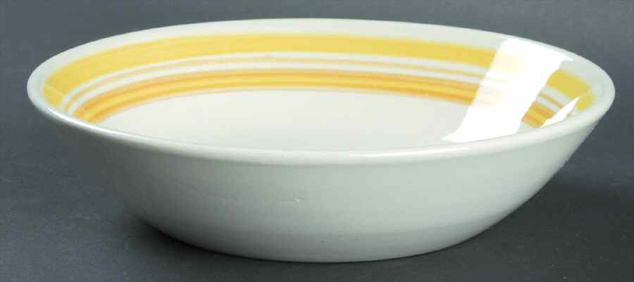 Fantasy (Yellow Flowers) Coupe Cereal Bowl by Royal (USA)-1
