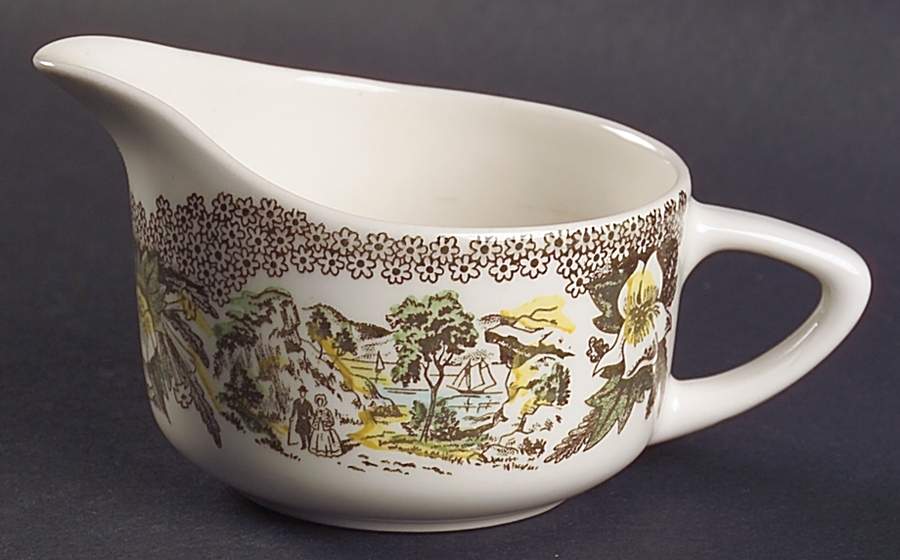 Fair Oaks Yellow Floral Creamer by Royal (USA)-1
