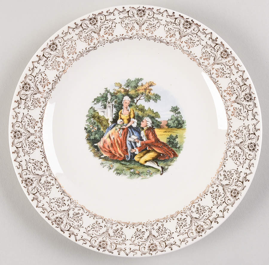 French Garden Salad Plate by Royal (USA)-1