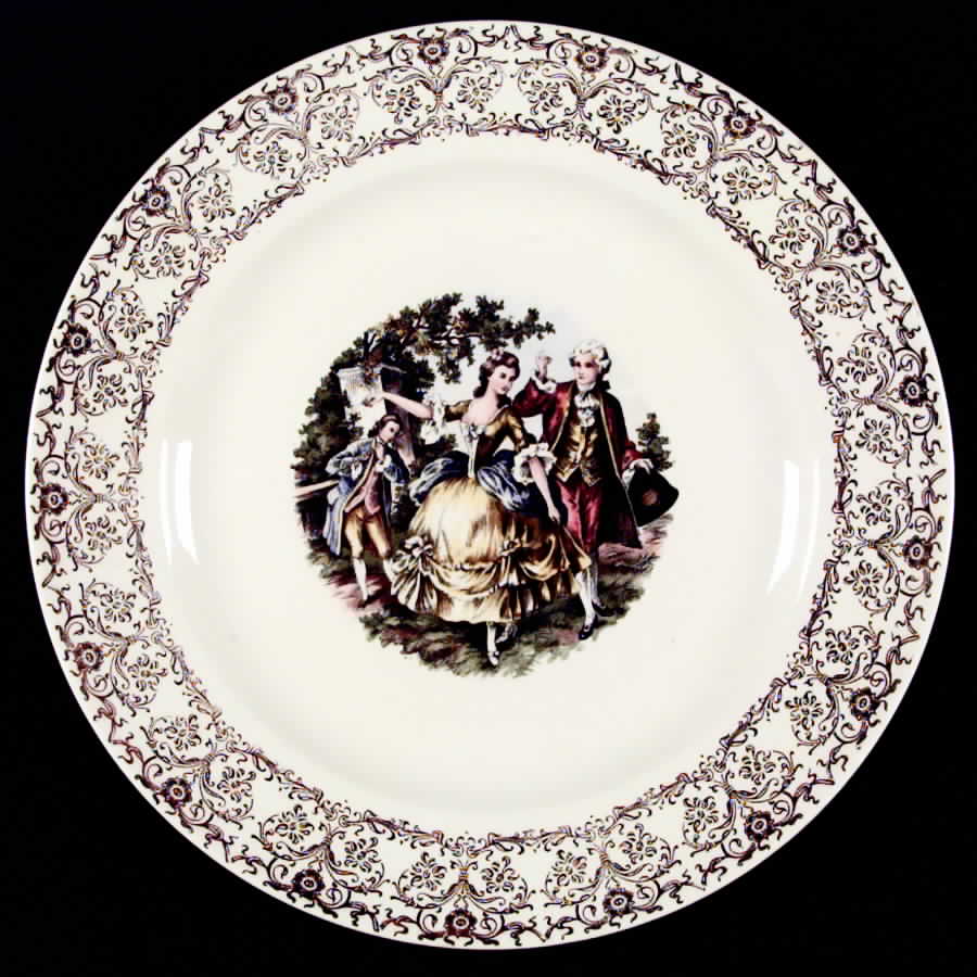 French Garden Dinner Plate by Royal (USA)-1