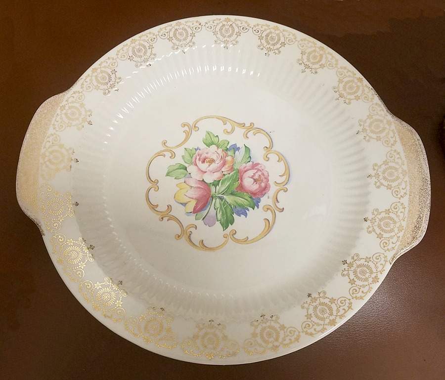 Glendale Handled Cake Plate by Royal (USA)-1