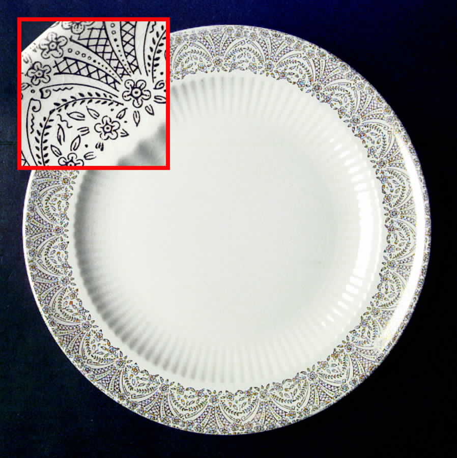 Golden Age Luncheon Plate by Royal (USA)-1