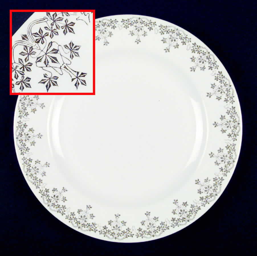 Gold Krest Luncheon Plate by Royal (USA)-1