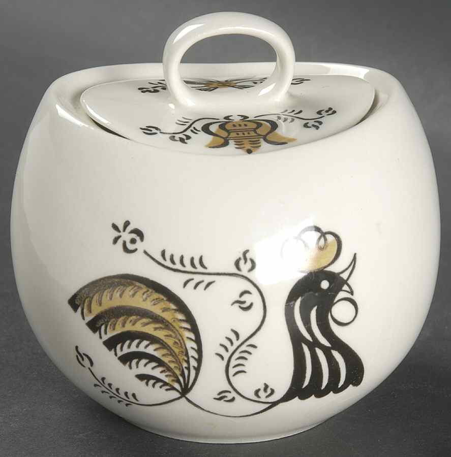 Good Morning Sugar Bowl & Lid by Royal (USA)-1