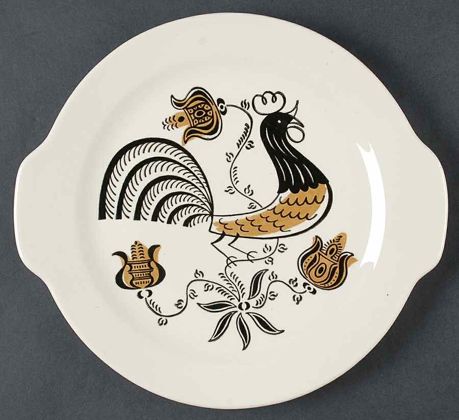 Good Morning Handled Cake Plate by Royal (USA)-1