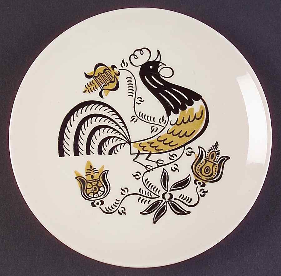 Good Morning Bread & Butter Plate by Royal (USA)-1
