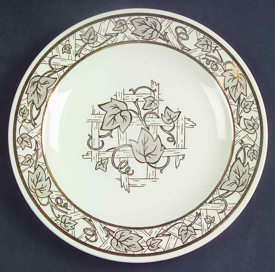 Golden Trellis Salad Plate by Royal (USA)-1
