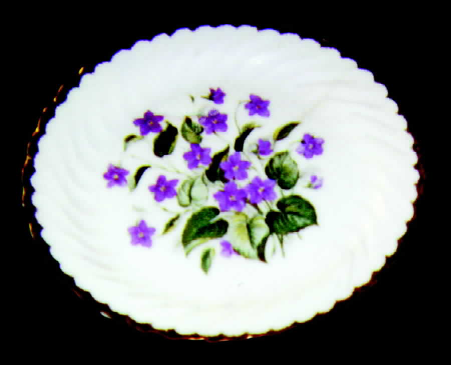 Golden Violet Dinner Plate by Royal (USA)-1