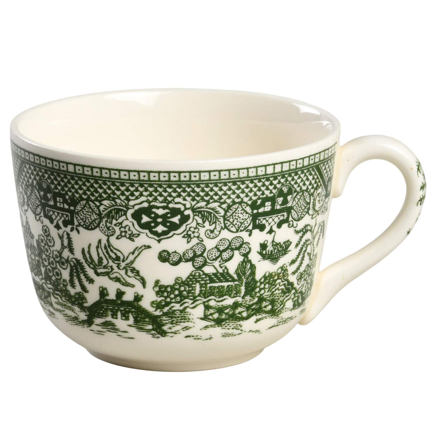 Green Willow Flat Cup by Royal (USA)-1
