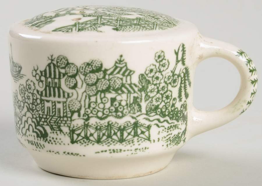 Green Willow Pepper Shaker by Royal (USA)-1