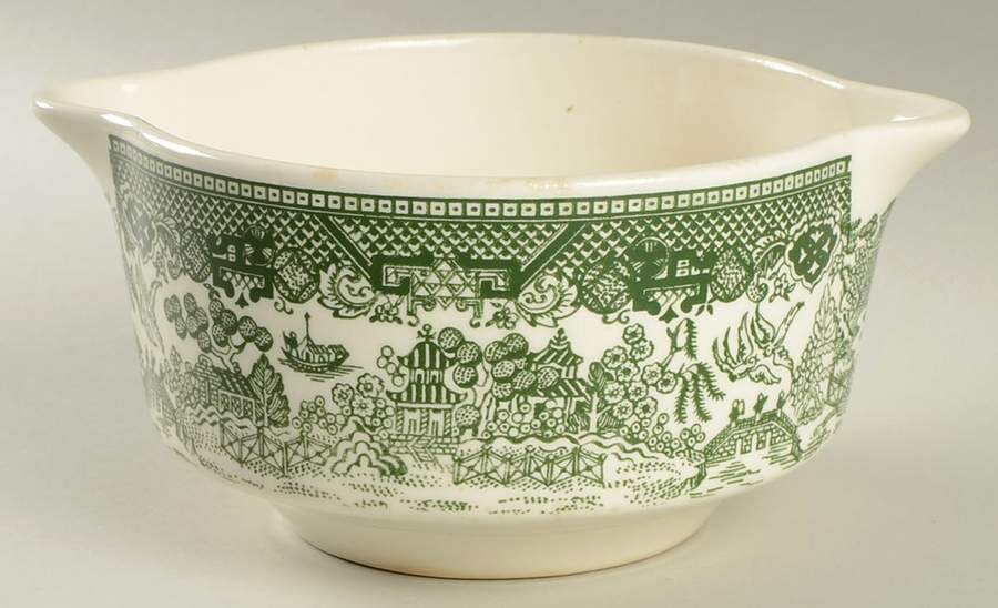 Green Willow Gravy Boat by Royal (USA)-1