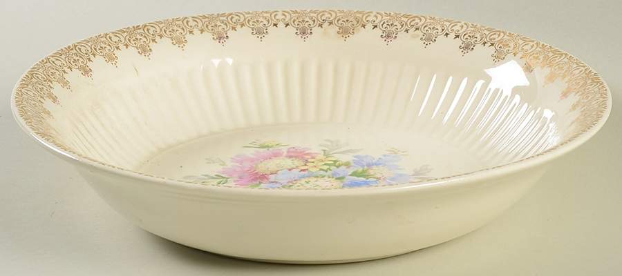 Heritage 9" Round Vegetable Bowl by Royal (USA)-1