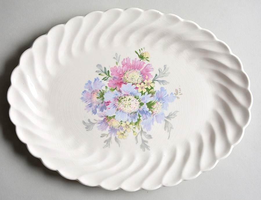 Honey Lee (No Trim) 11" Oval Serving Platter by Royal (USA)-1