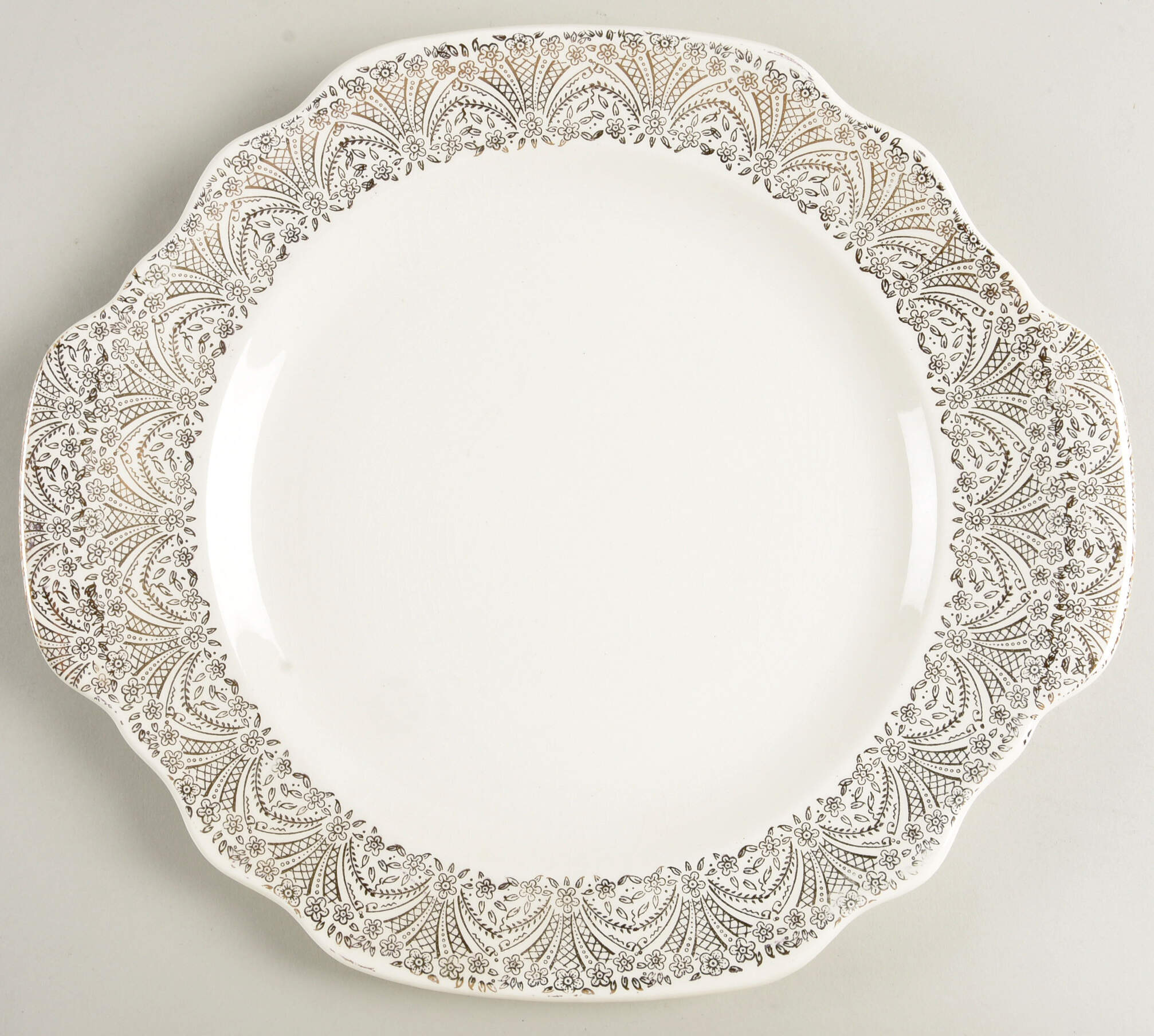 Lamar Handled Cake Plate by Royal (USA)-1