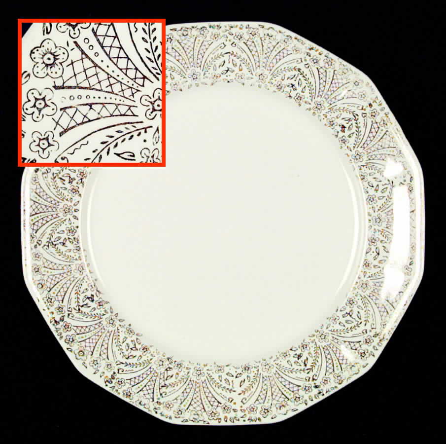 Lamar Dinner Plate by Royal (USA)-1