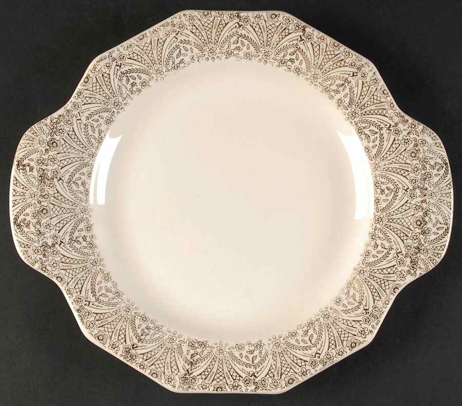 Lamar Handled Cake Plate by Royal (USA)-1
