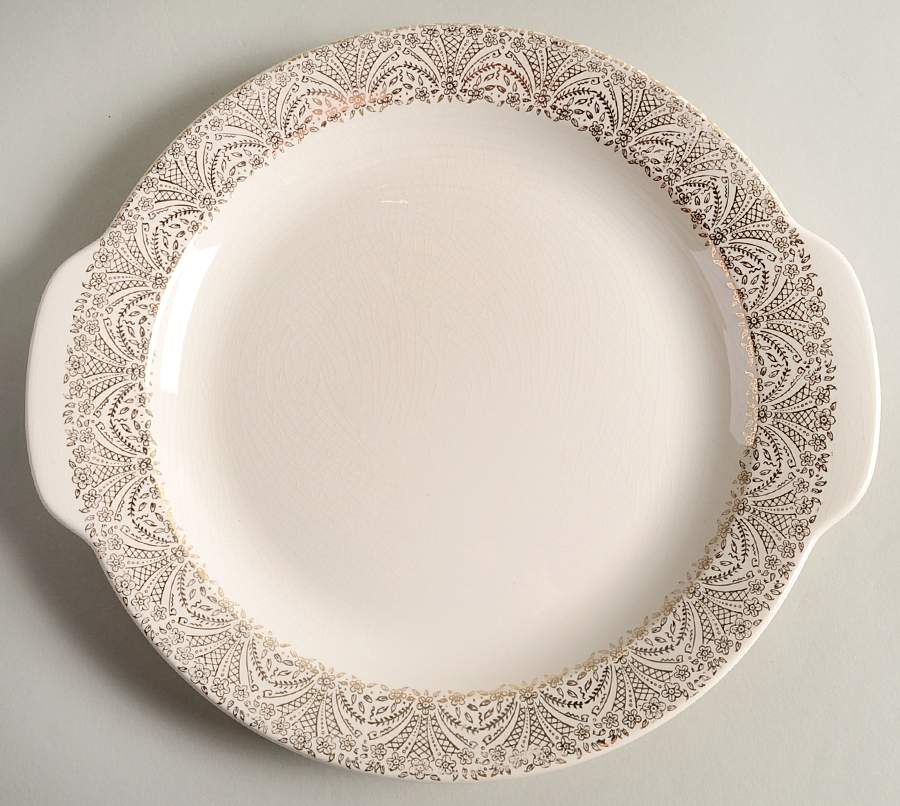 Lamar Handled Cake Plate by Royal (USA)-1