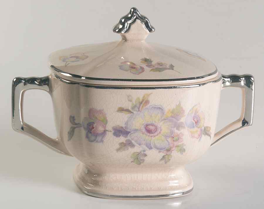 La Vogue Sugar Bowl & Lid by Royal (USA)-1