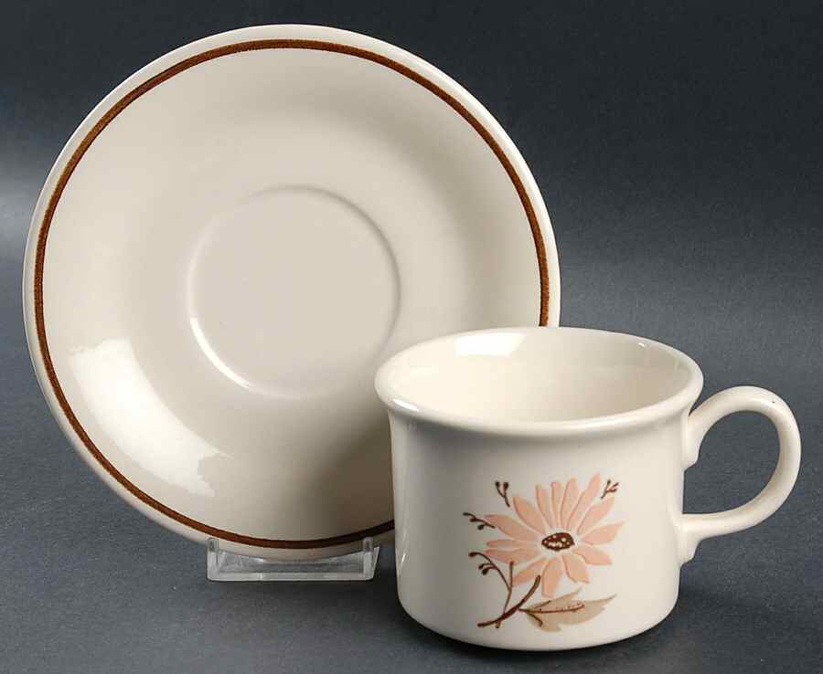 Legacy Flat Cup & Saucer Set by Royal (USA)-1