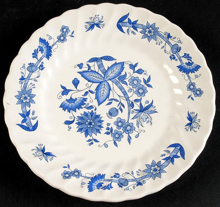 Meadow Blue Bread & Butter Plate by Royal (USA)-1