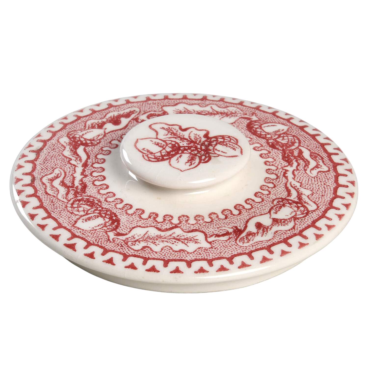Memory Lane Pink Lid for Sugar Bowl by Royal (USA)-1