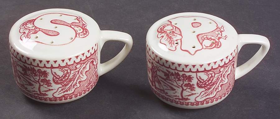 Memory Lane Pink Salt & Pepper Set by Royal (USA)-1