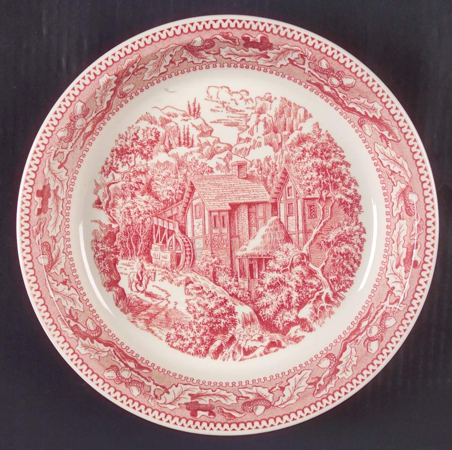 Memory Lane Pink Pie Serving Plate by Royal (USA)-1