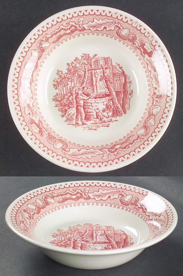 Memory Lane Pink Fruit/Dessert (Sauce) Bowl by Royal (USA)-1