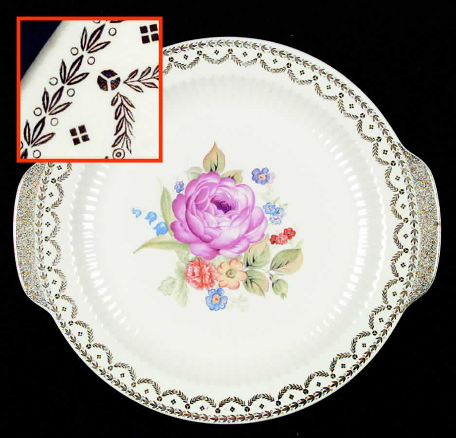 Nadine Handled Cake Plate by Royal (USA)-1
