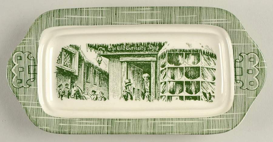 The Old Curiosity Shop (Green) 1/4 Lb Butter No Lid by Royal (USA)-1