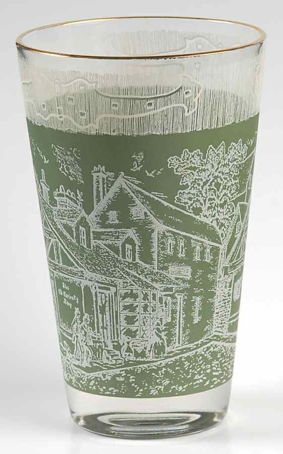 The Old Curiosity Shop (Green) 10 Oz Glassware Tumbler by Royal (USA)-1