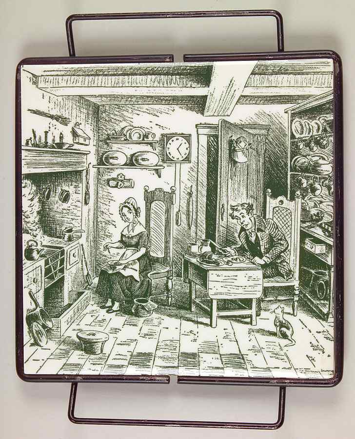 The Old Curiosity Shop (Green) Tea Tile by Royal (USA)-1