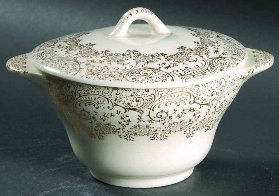 Omar Sugar Bowl & Lid by Royal (USA)-1