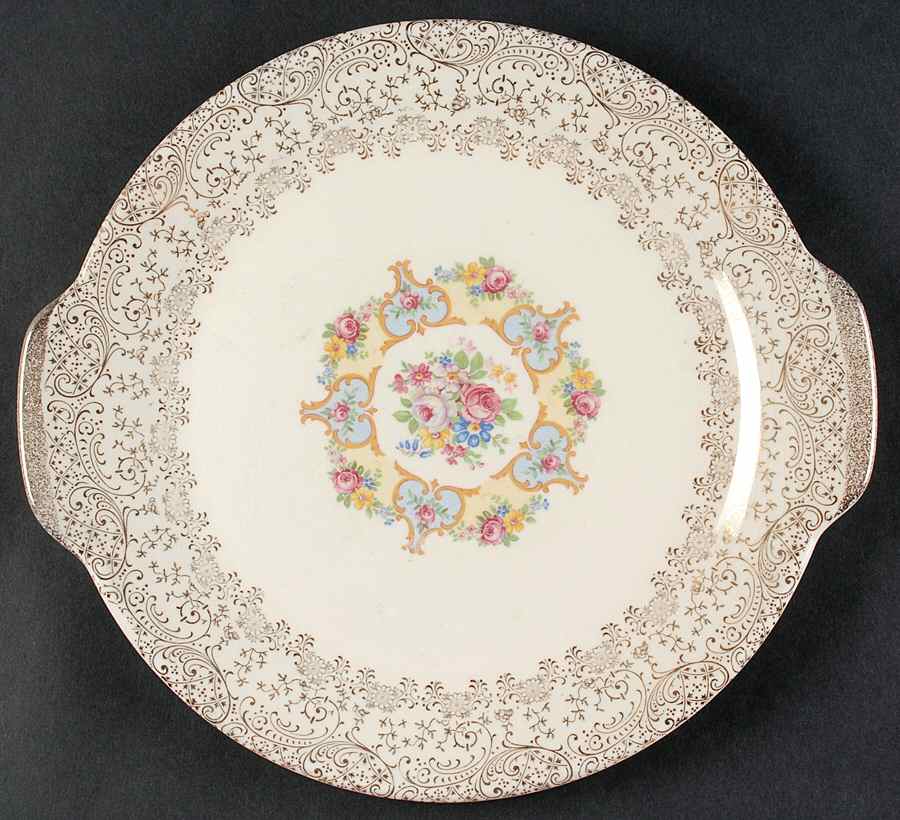 Omar Handled Cake Plate by Royal (USA)-1