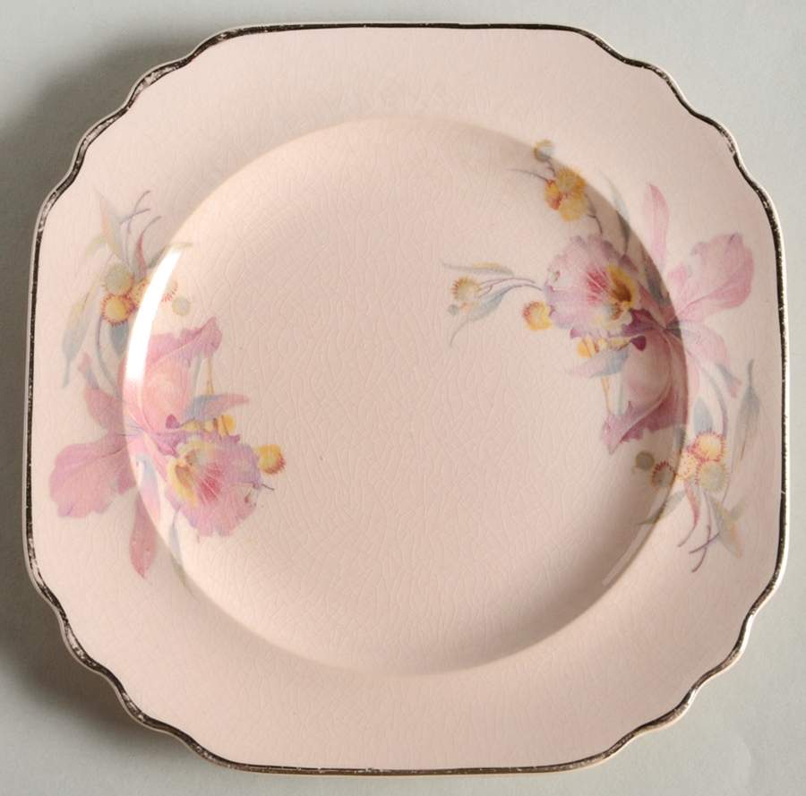 Orchid Bread & Butter Plate by Royal (USA)-1