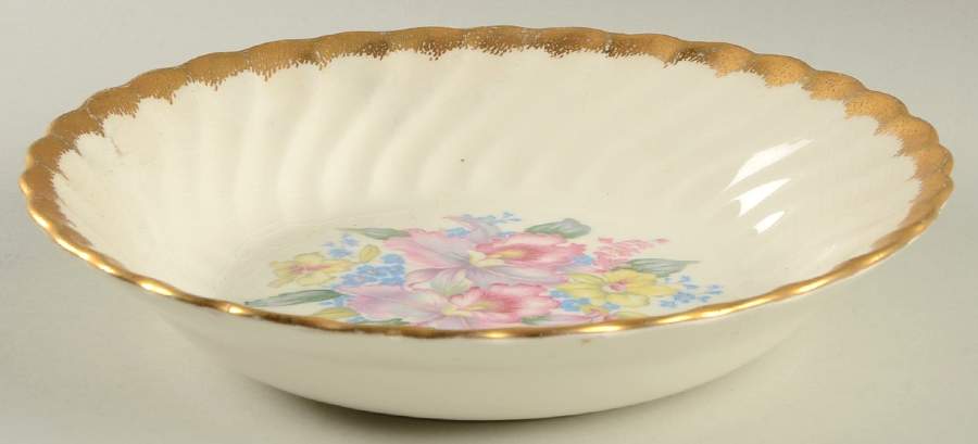 Orchids N Love Coupe Soup Bowl by Royal (USA)-1
