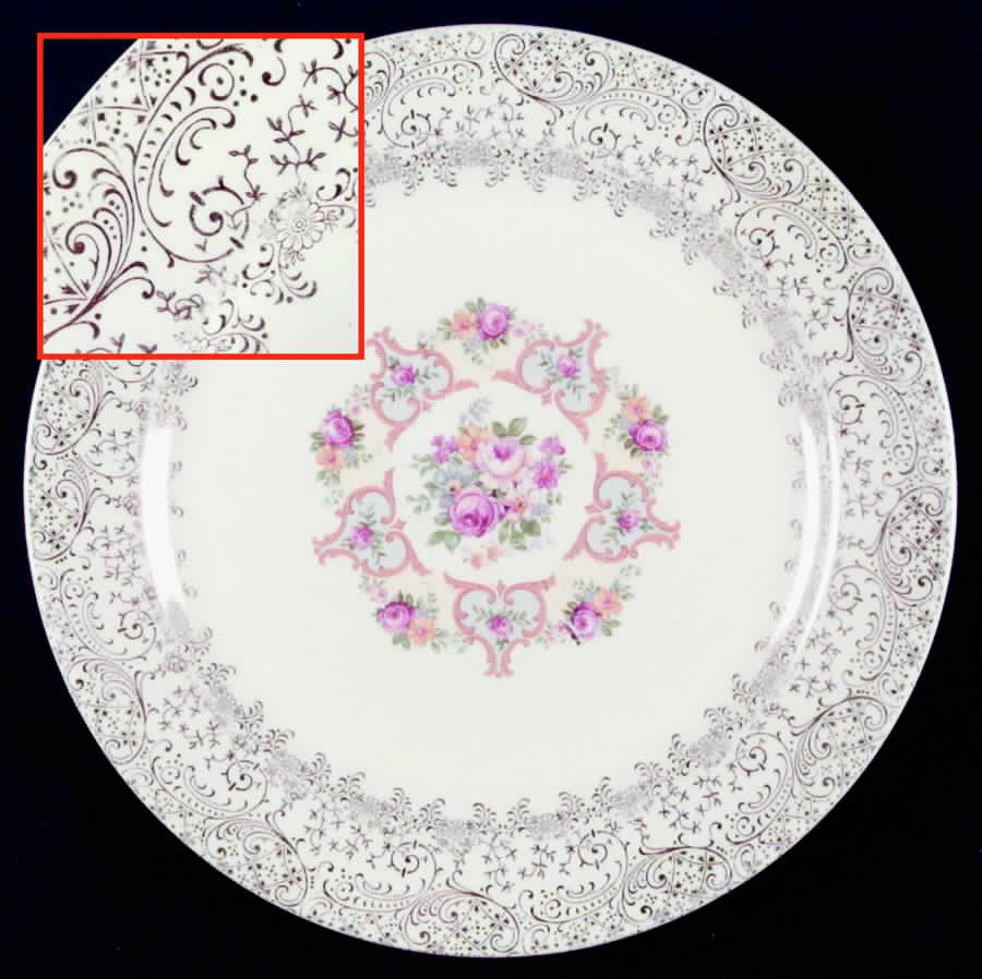 Parisian Dinner Plate by Royal (USA)-1