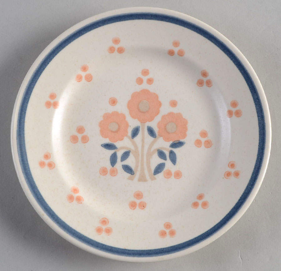 Peach Tree Bread & Butter Plate by Royal (USA)-1