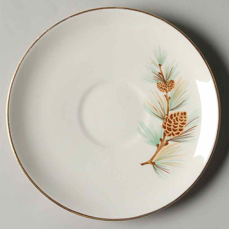 Pine Cone Saucer by Royal (USA)-1